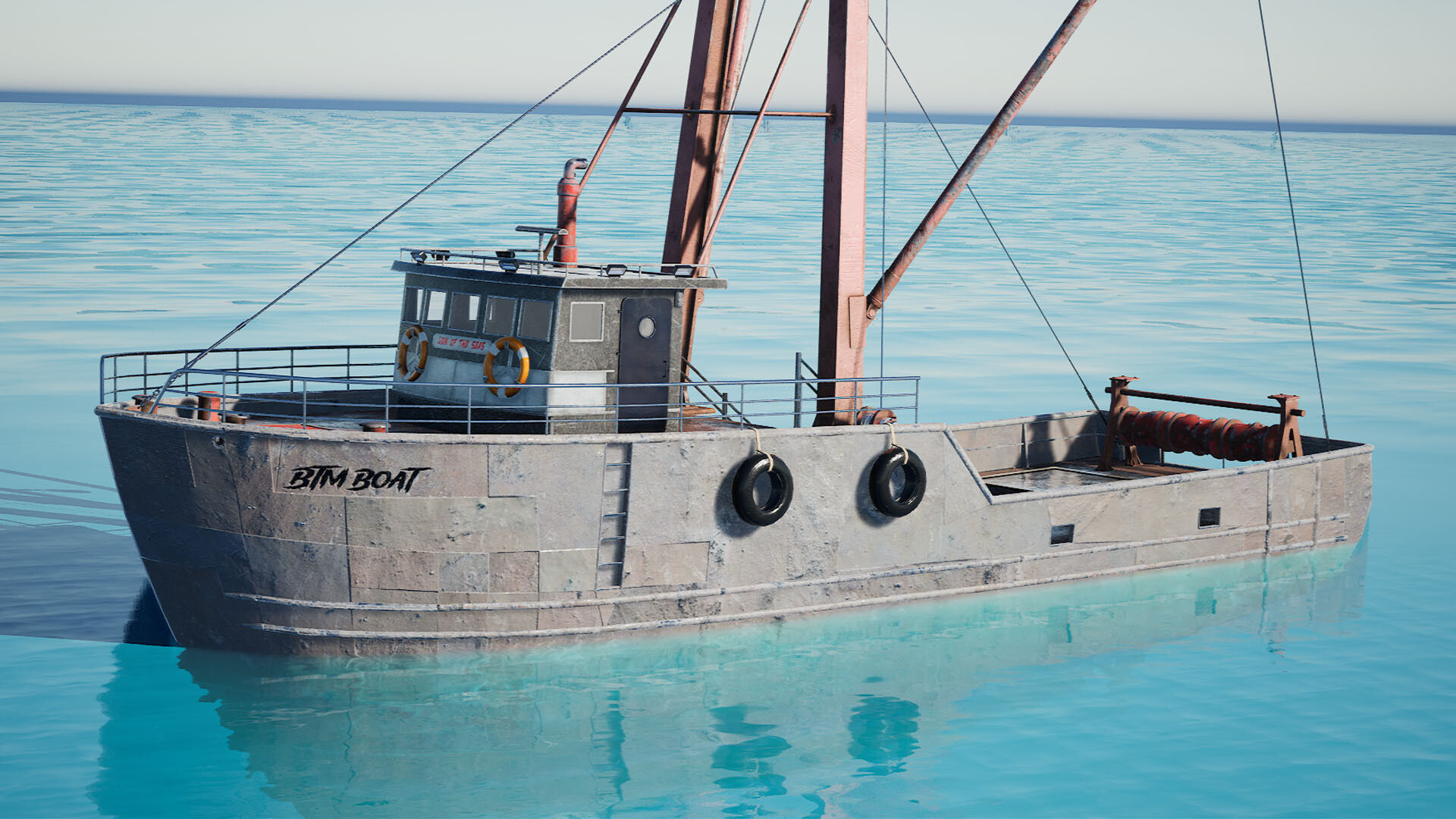 Btm Boat v1 - Unreal Engine Project Low-poly 3D model_3