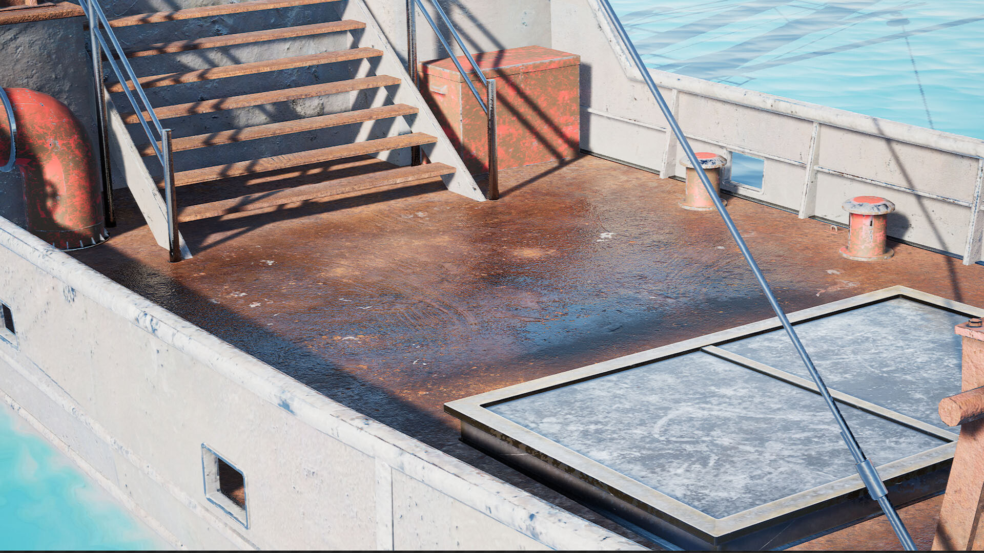 Btm Boat v1 - Unreal Engine Project Low-poly 3D model_4