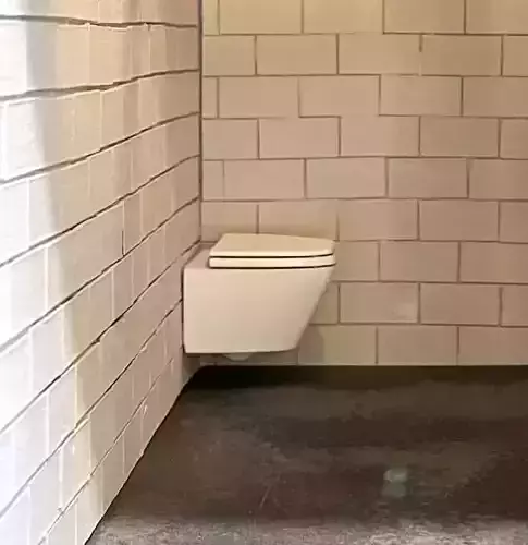 12th Scale Contemporary Wall Mount Toilet 3D print model