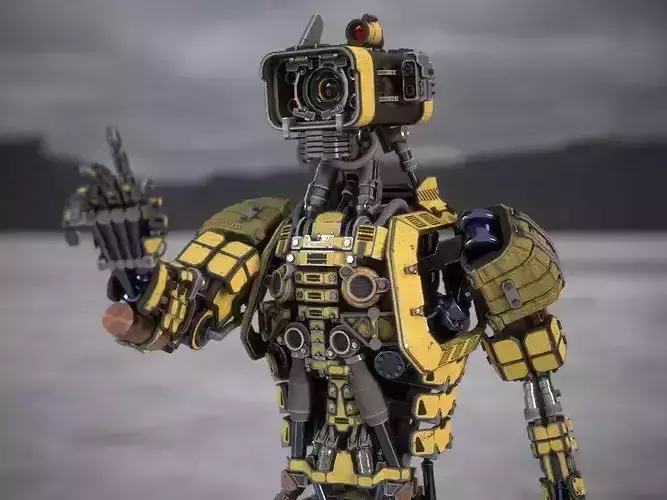 Robot  Free low-poly 3D model