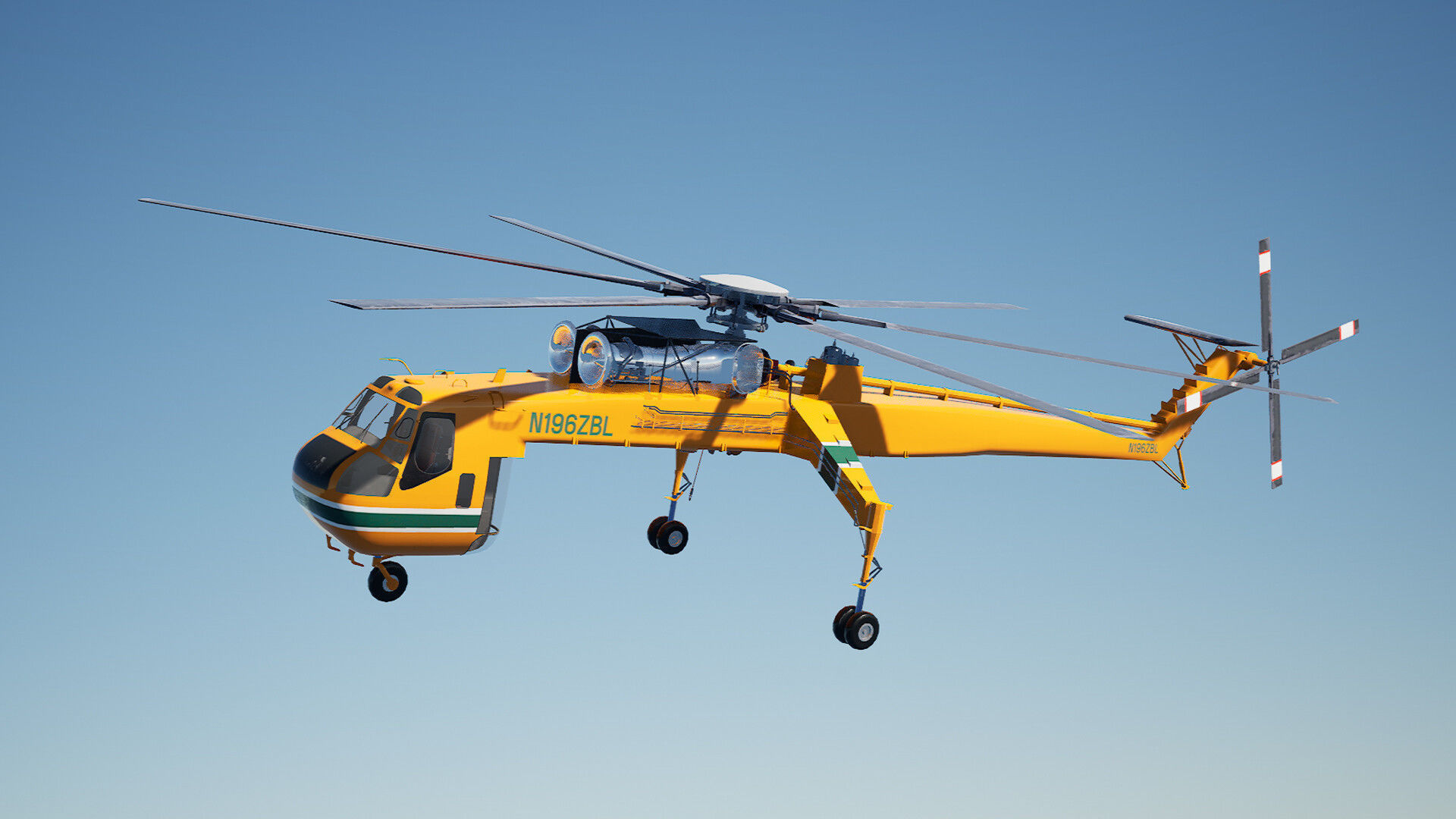 Carrier Helicopter - Unreal Engine Project Low-poly 3D model_7