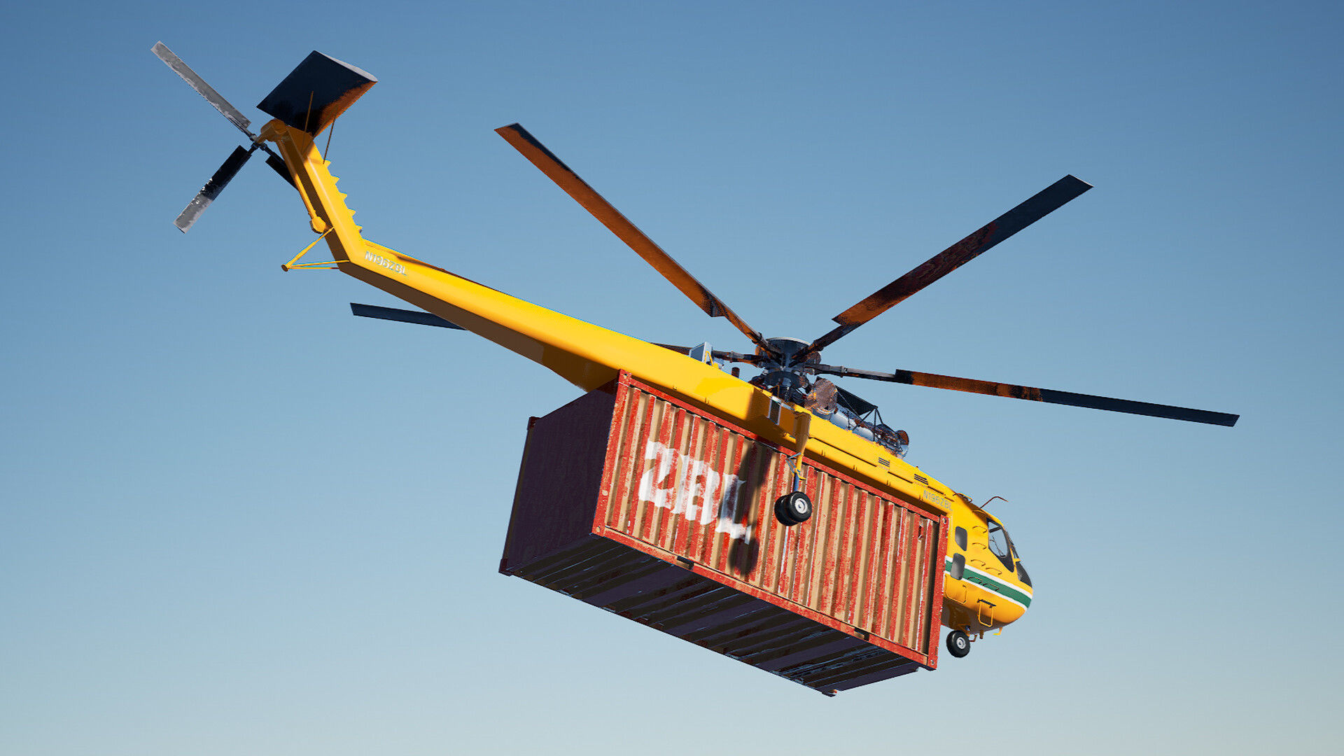 Carrier Helicopter - Unreal Engine Project Low-poly 3D model_5