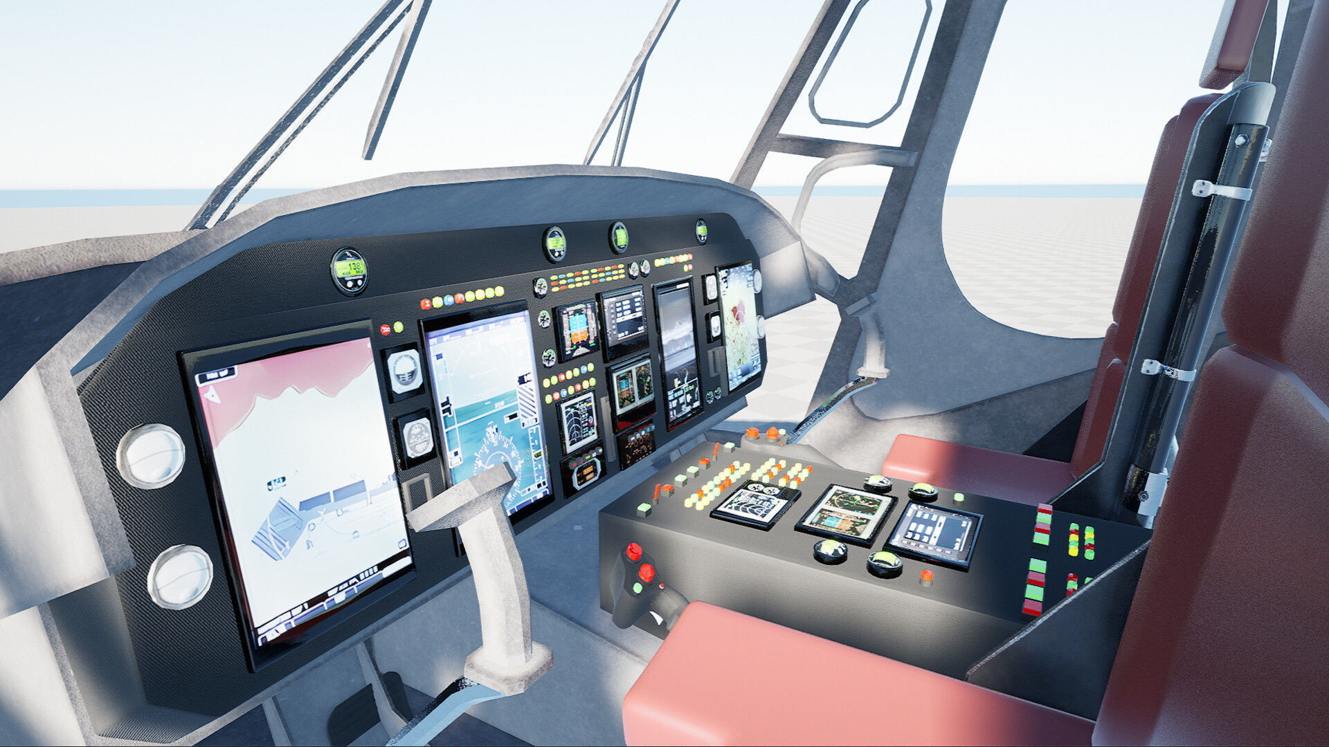 Carrier Helicopter - Unreal Engine Project Low-poly 3D model_9