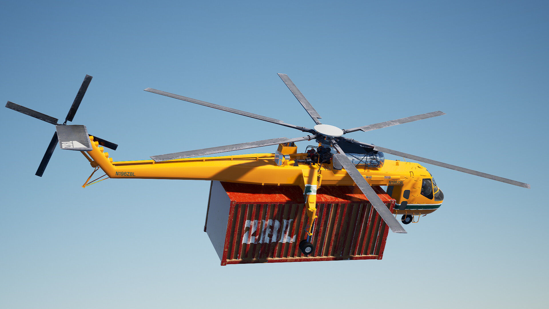 Carrier Helicopter - Unreal Engine Project Low-poly 3D model_4