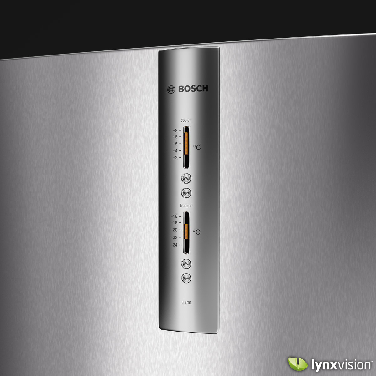 Bosch Bottom Freezer Refrigerator 3D model_3