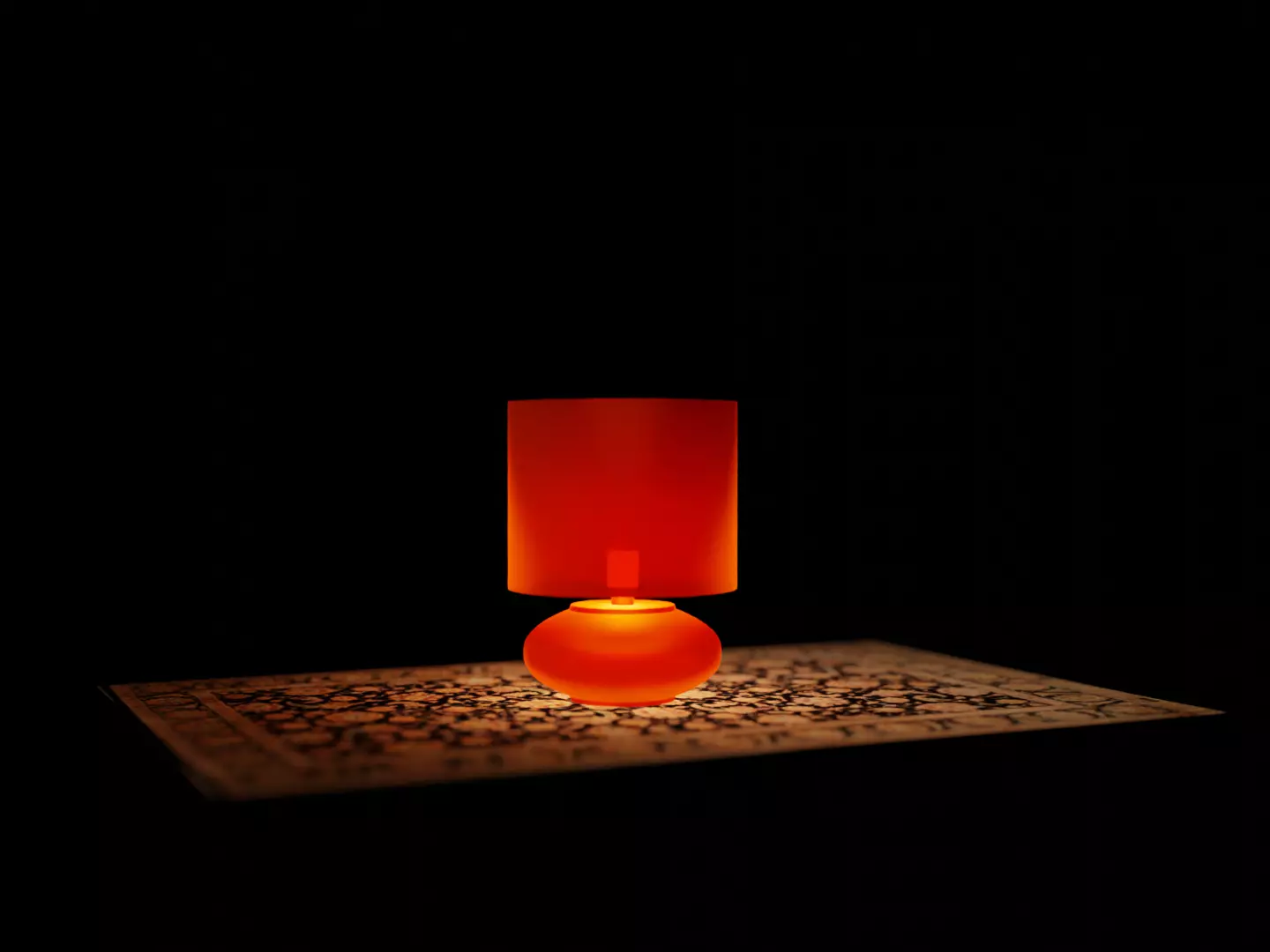 Cozy designer lamp Free 3D model