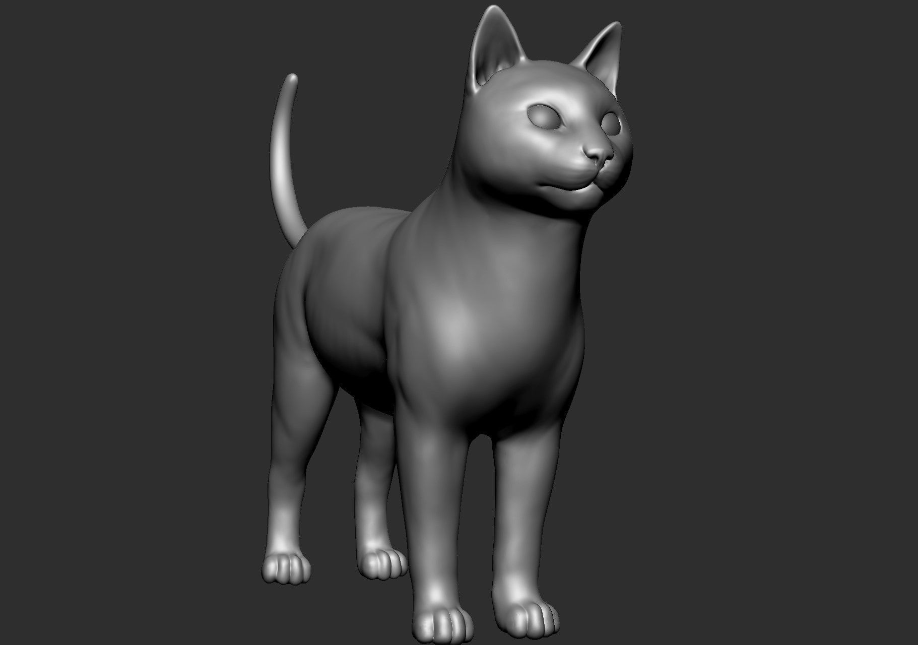 Domestic animal collection 5 animals 3D model_65