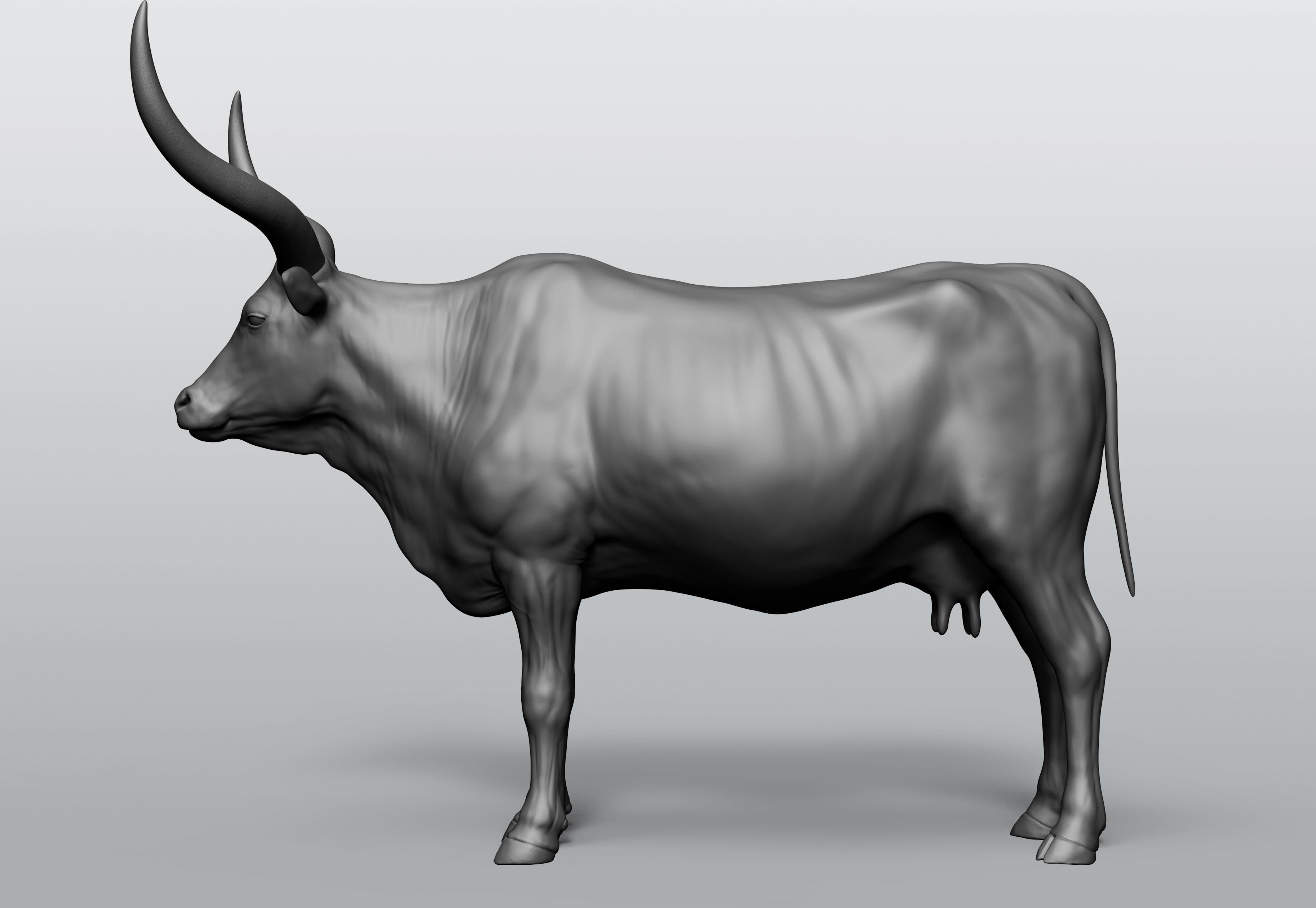 Domestic animal collection 5 animals 3D model_20