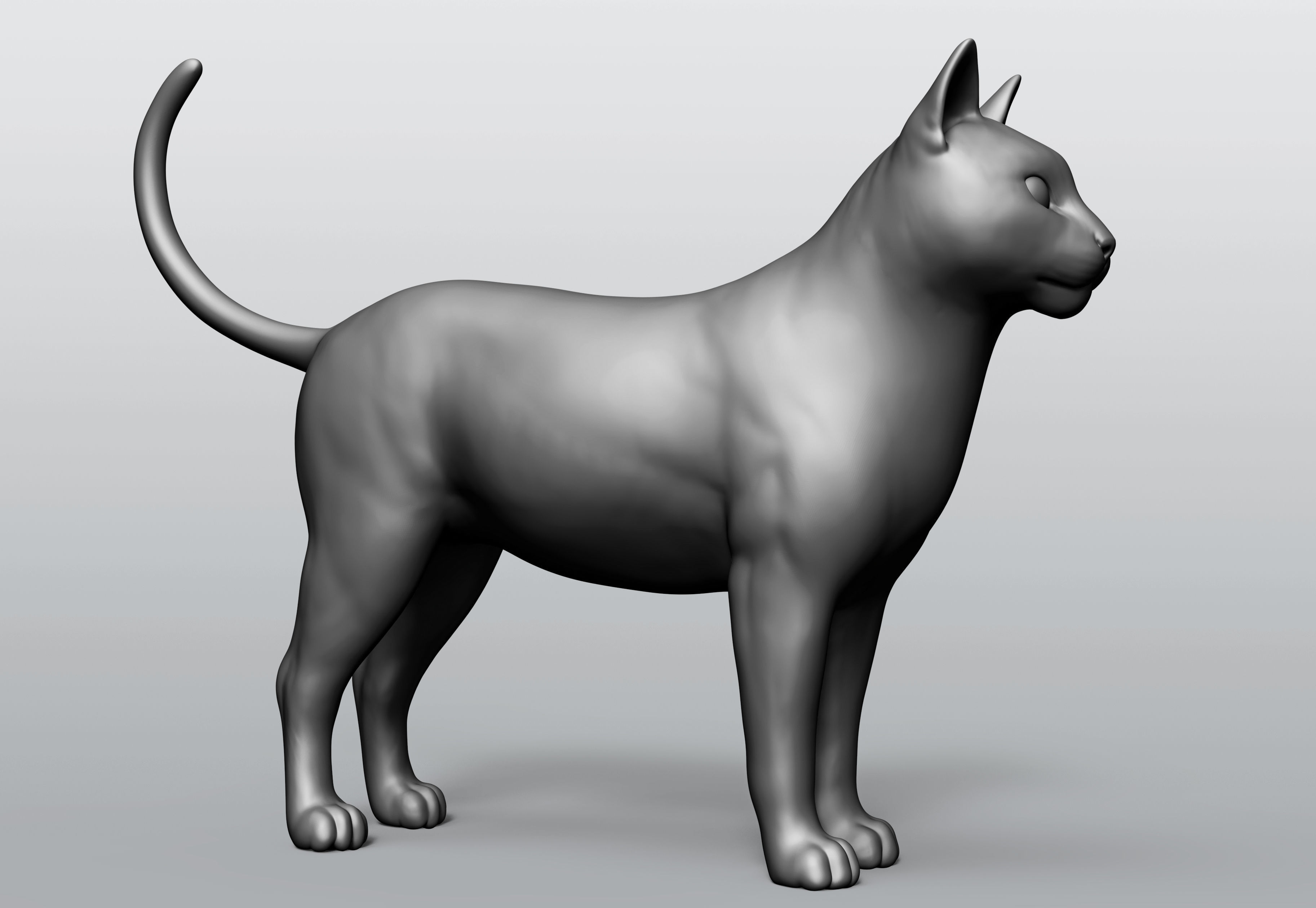 Domestic animal collection 5 animals 3D model_59