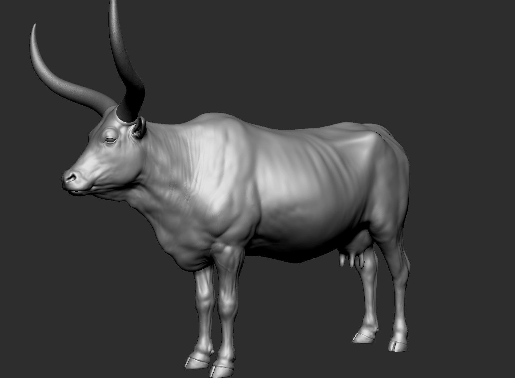 Domestic animal collection 5 animals 3D model_25