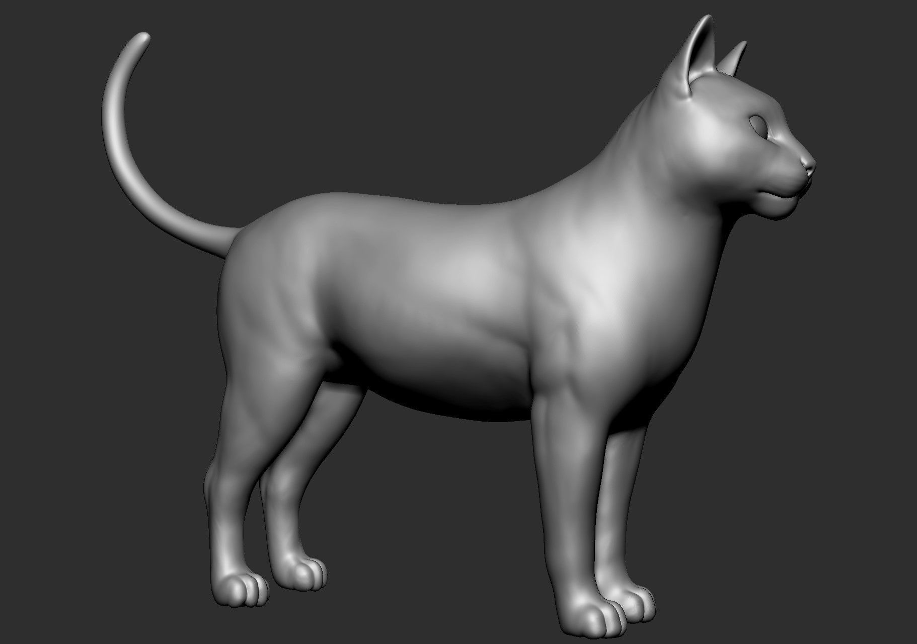 Domestic animal collection 5 animals 3D model_66