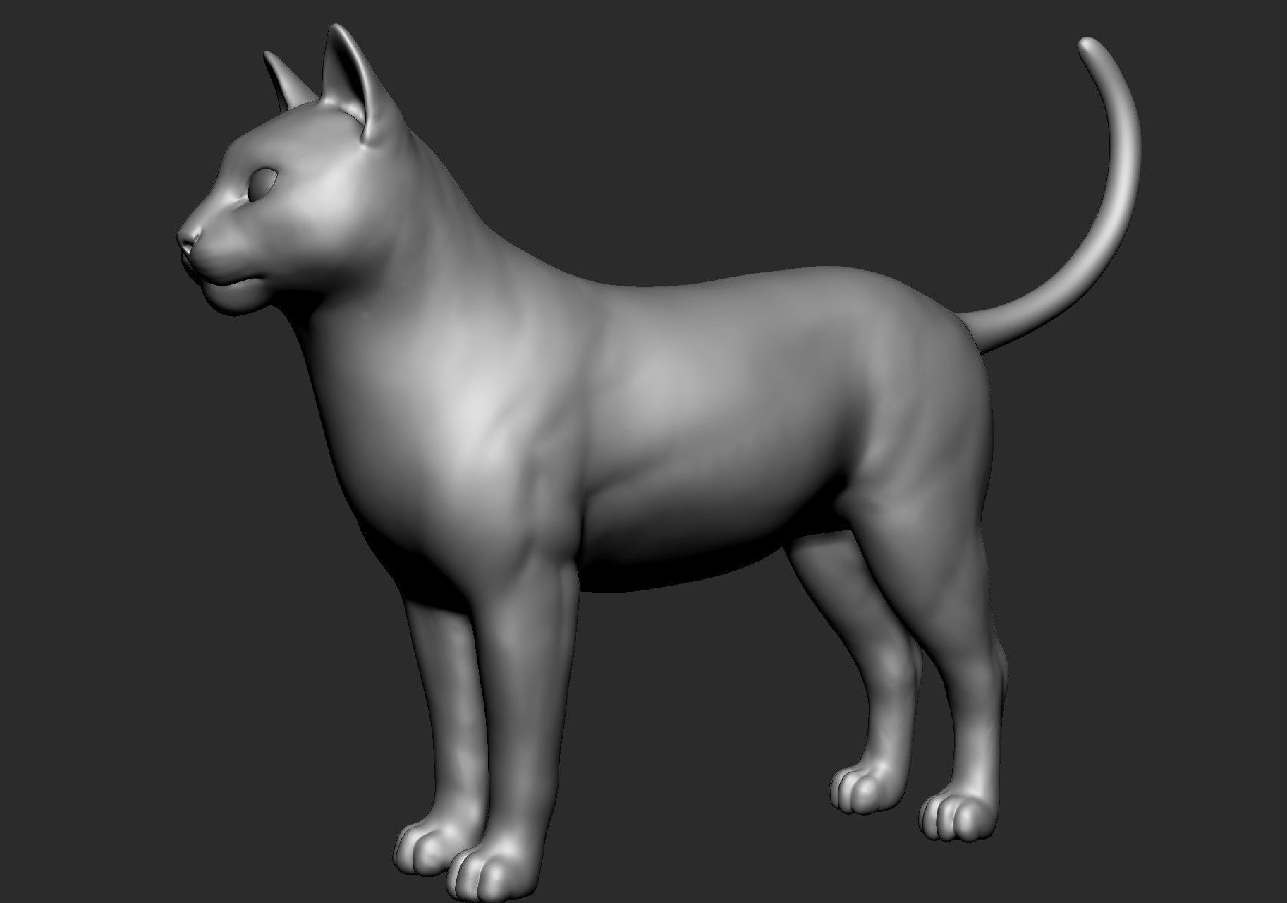 Domestic animal collection 5 animals 3D model_61