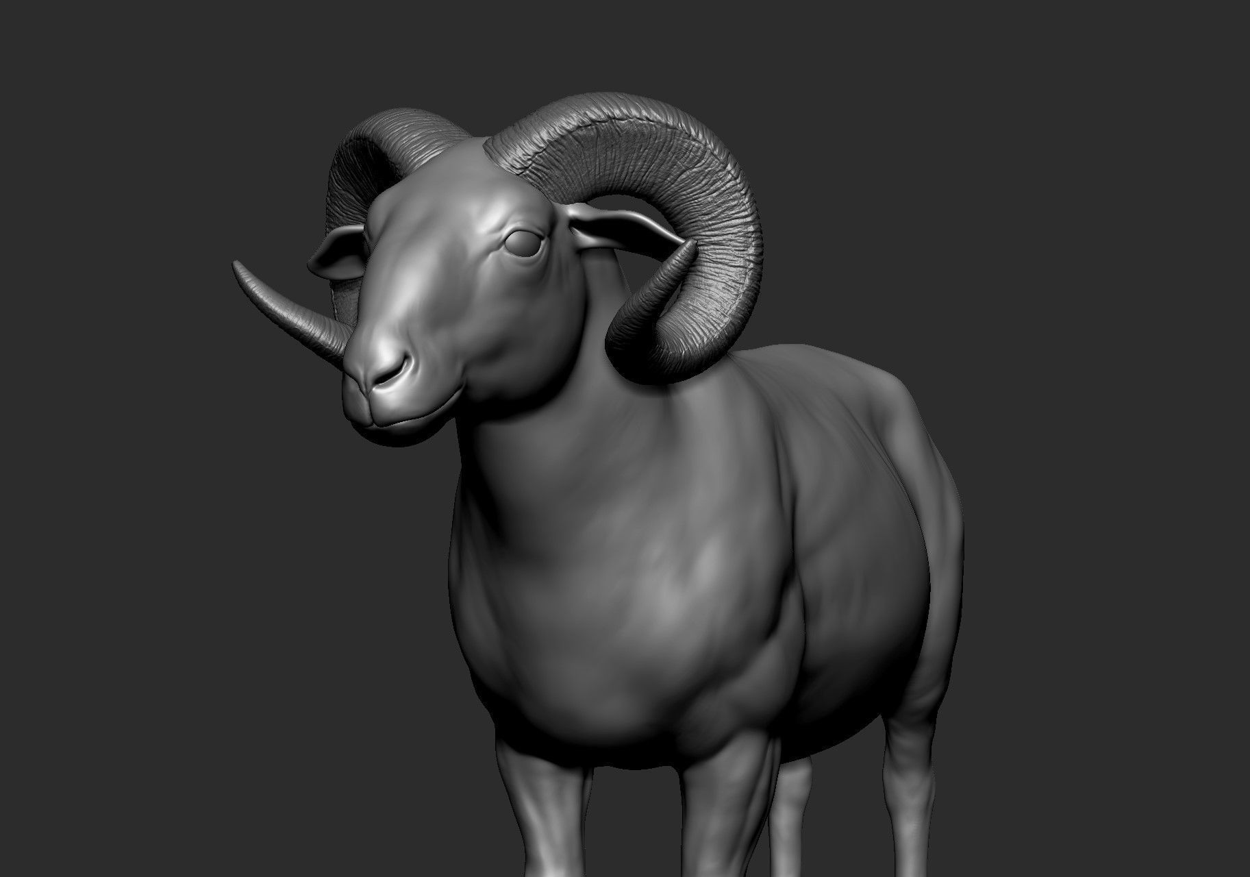 Domestic animal collection 5 animals 3D model_42