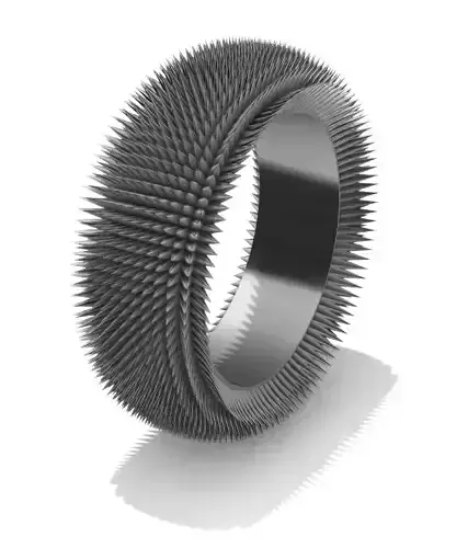 Spike ring Free 3D print model