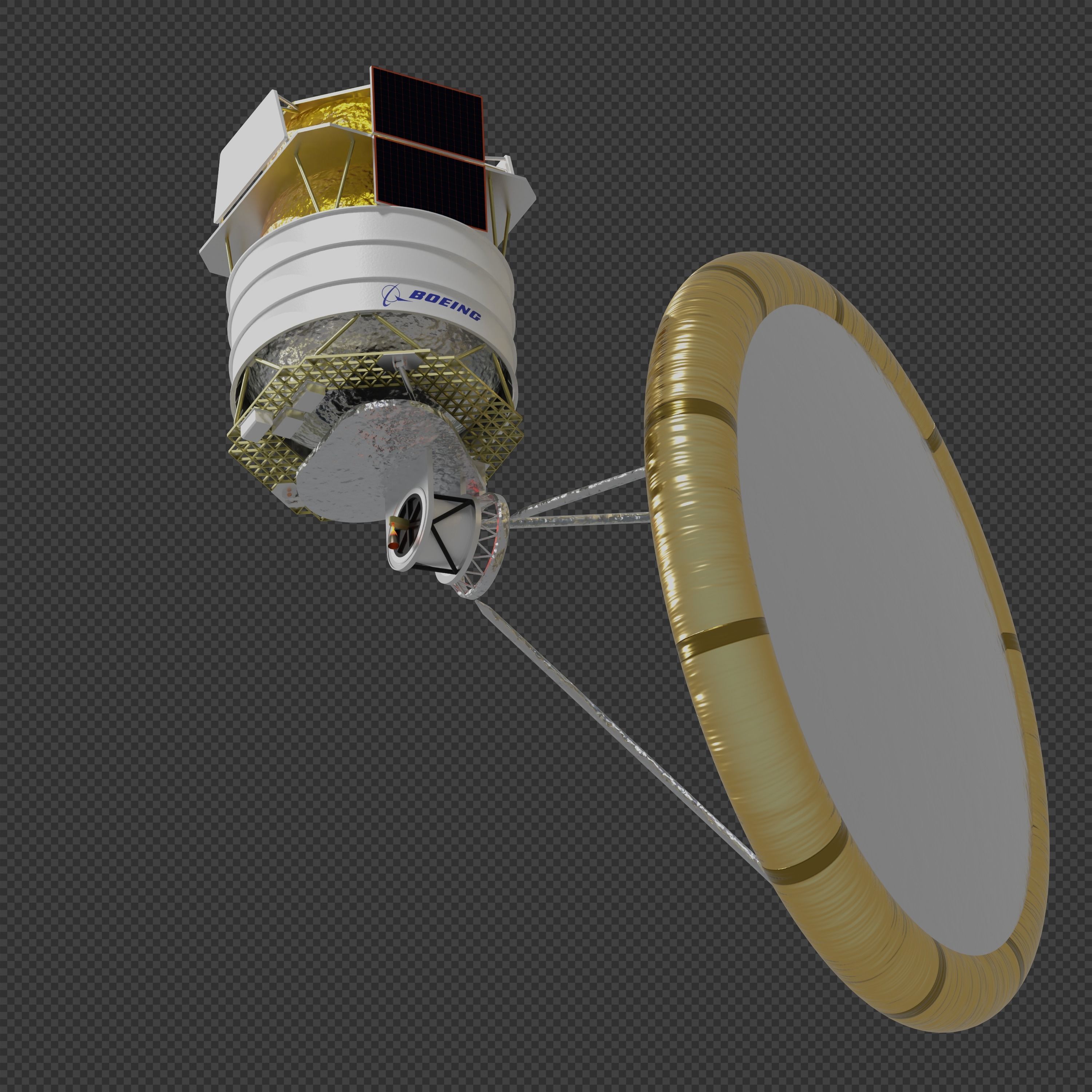 Boeing Solar Orbit Transfer Vehicle 3D model_1