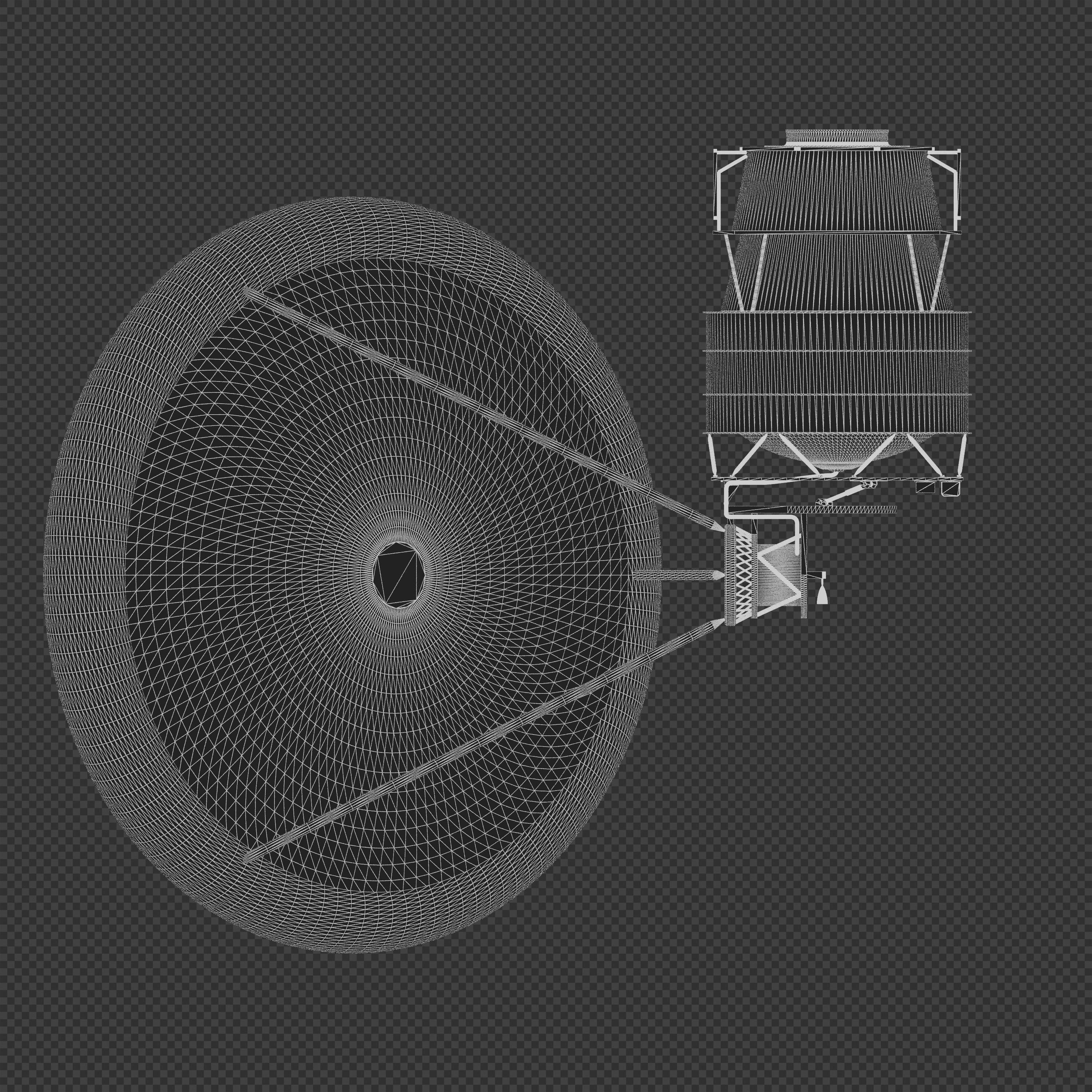 Boeing Solar Orbit Transfer Vehicle 3D model_9