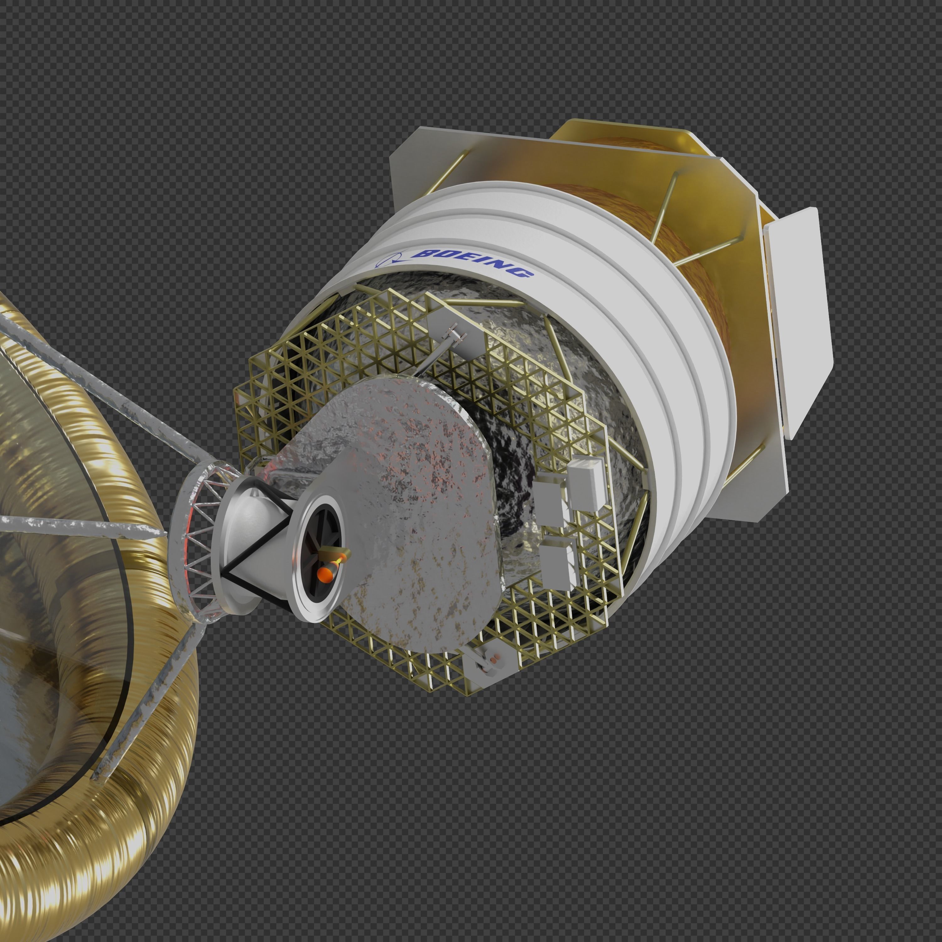 Boeing Solar Orbit Transfer Vehicle 3D model_7