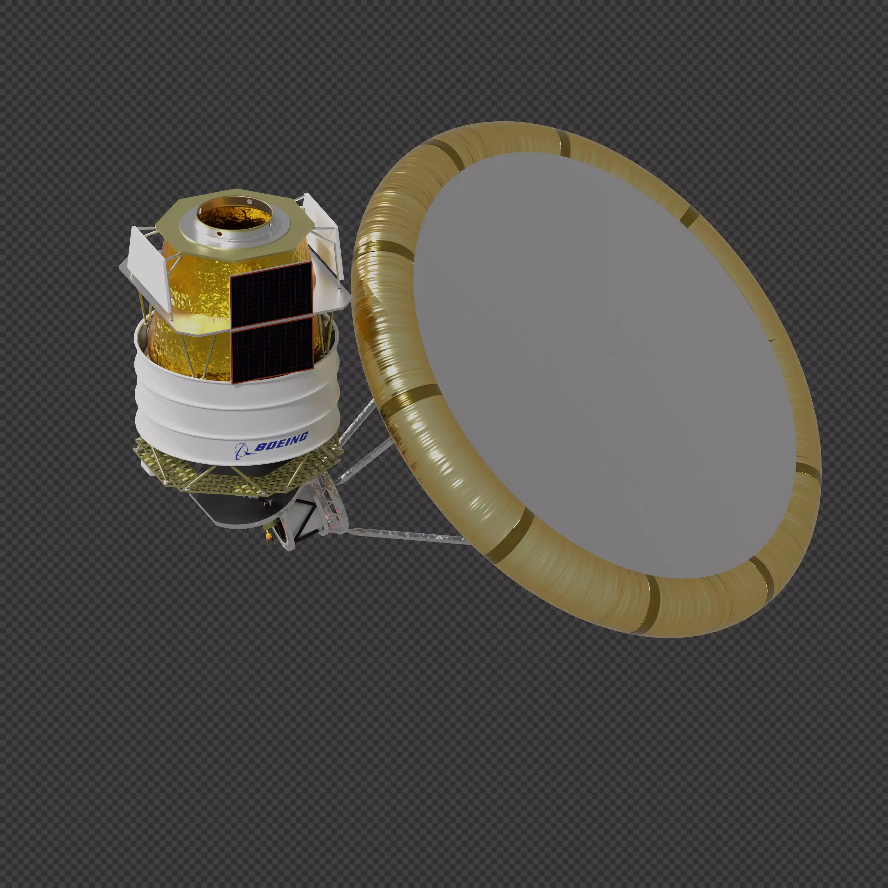 Boeing Solar Orbit Transfer Vehicle 3D model_0
