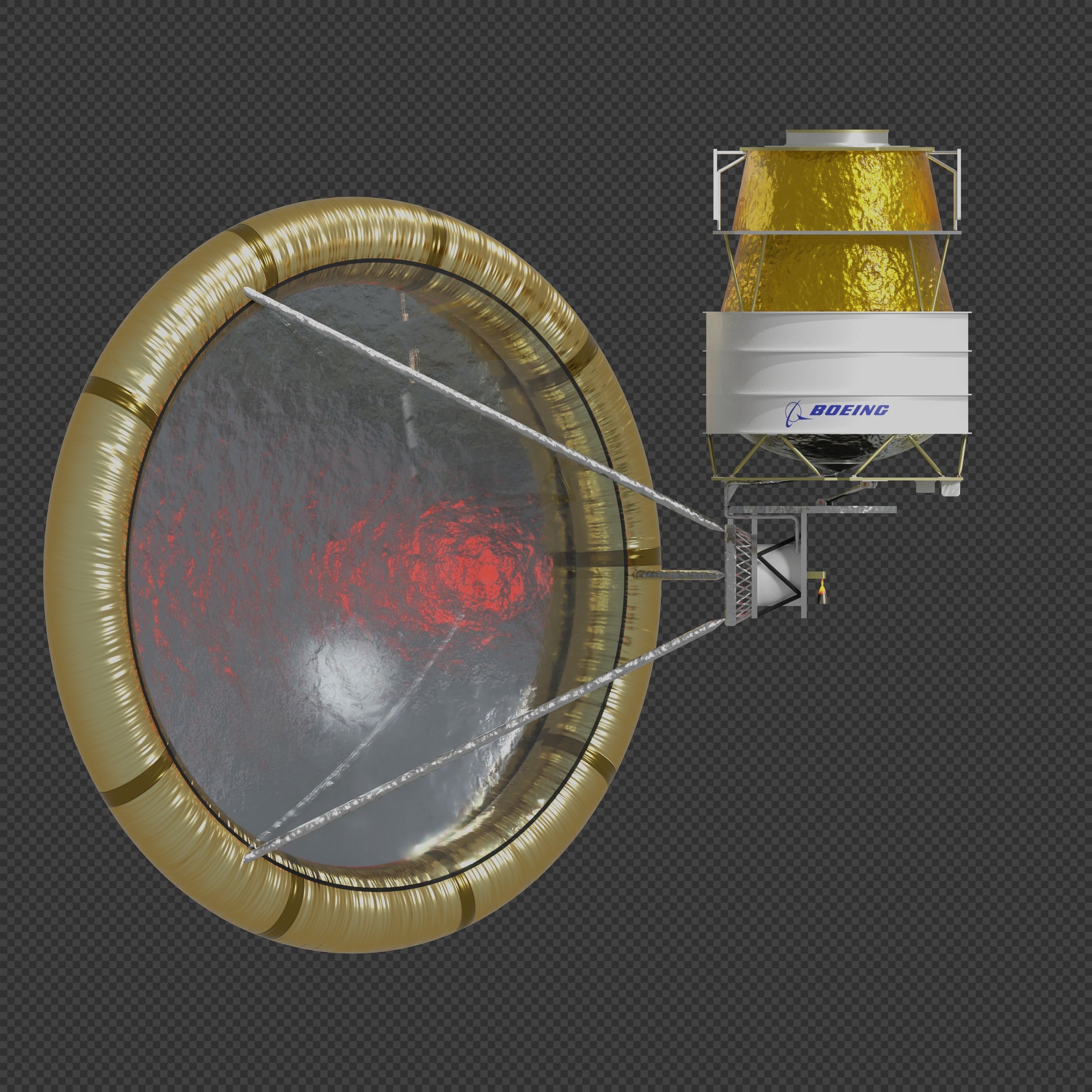 Boeing Solar Orbit Transfer Vehicle 3D model_2