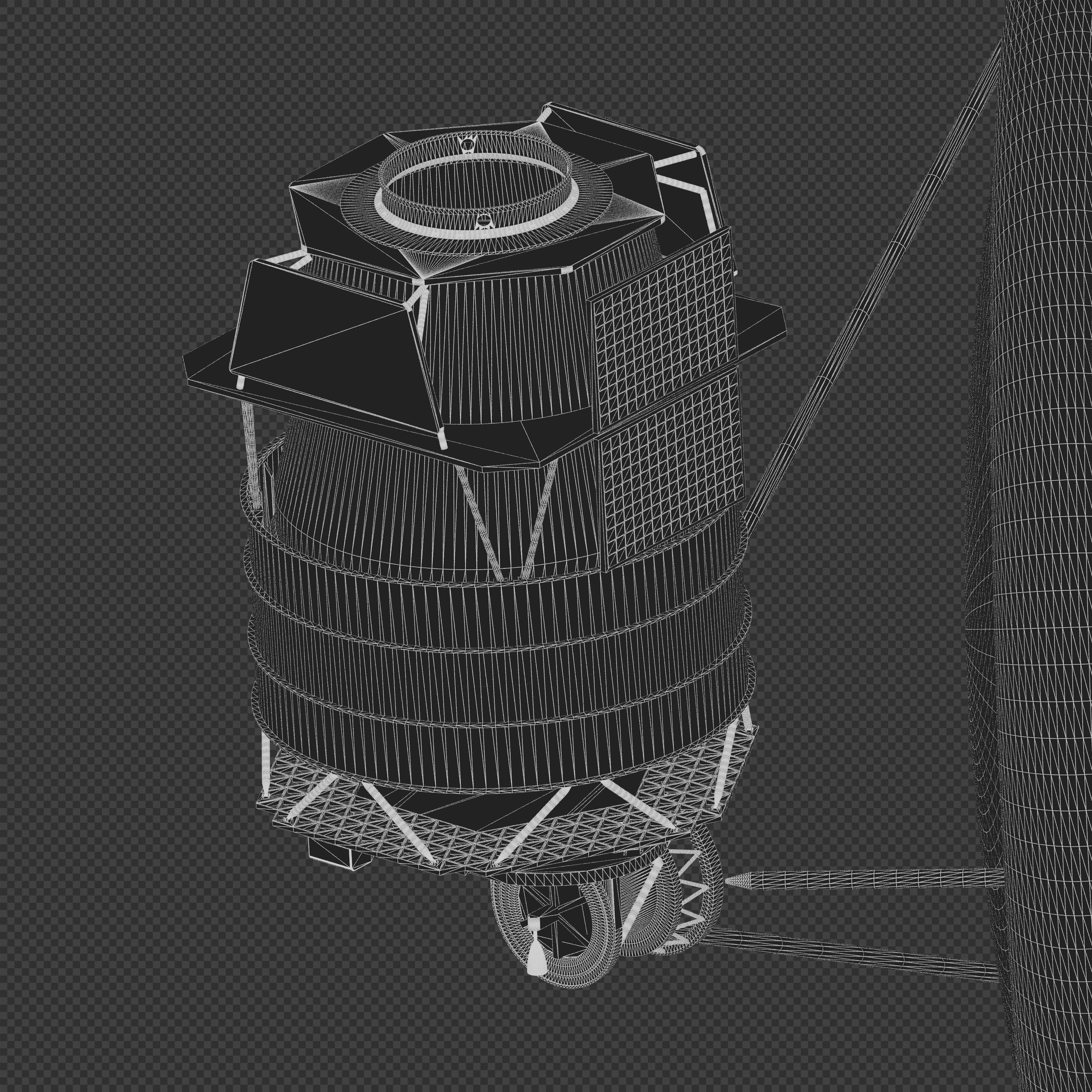 Boeing Solar Orbit Transfer Vehicle 3D model_11