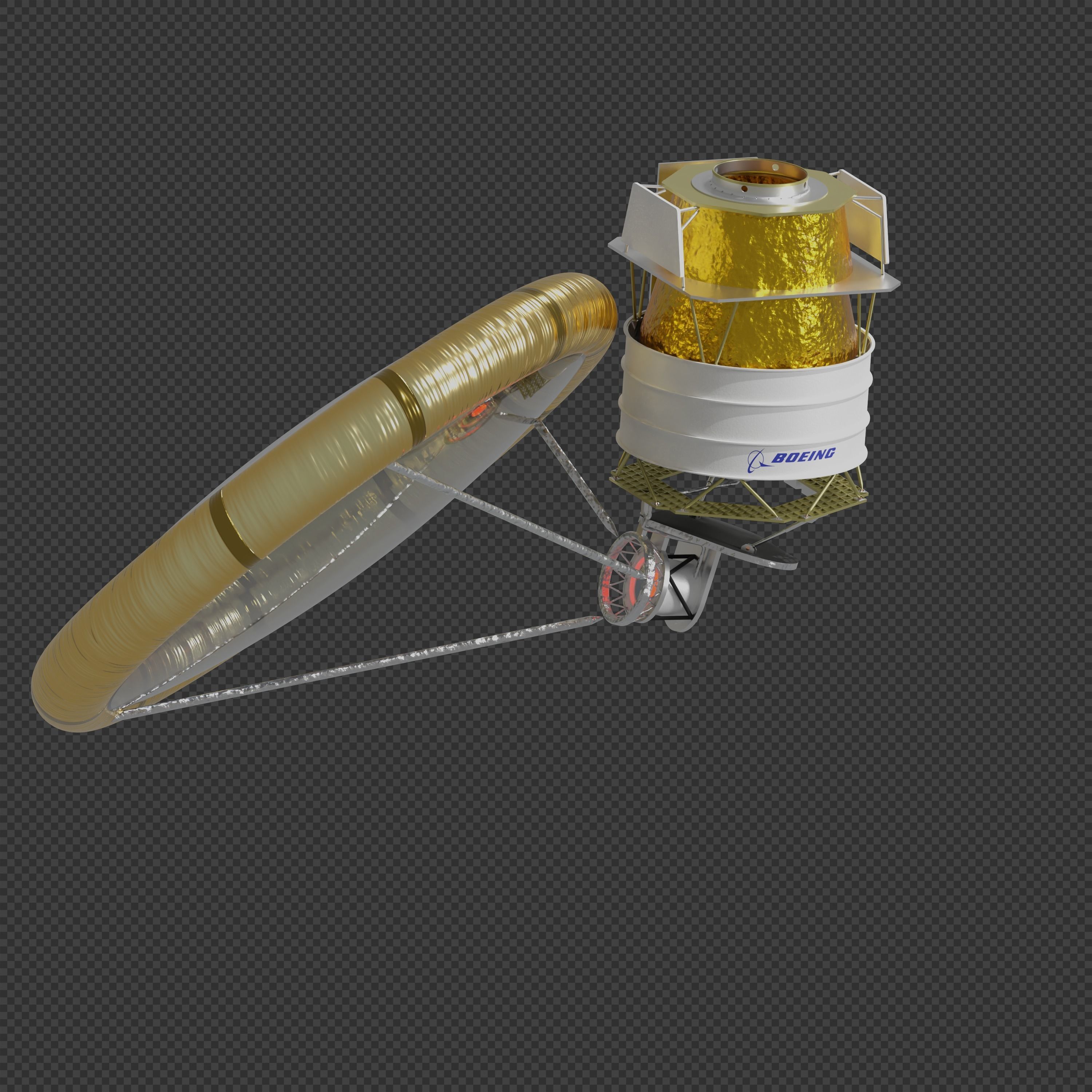 Boeing Solar Orbit Transfer Vehicle 3D model_4