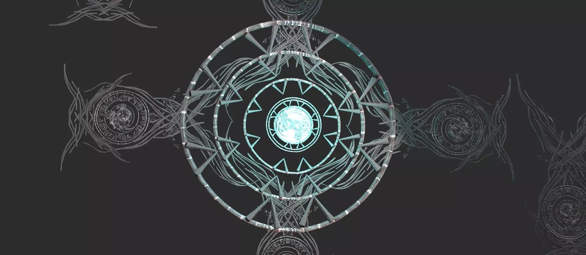 Fantasy occult symbol 1 3D model_0