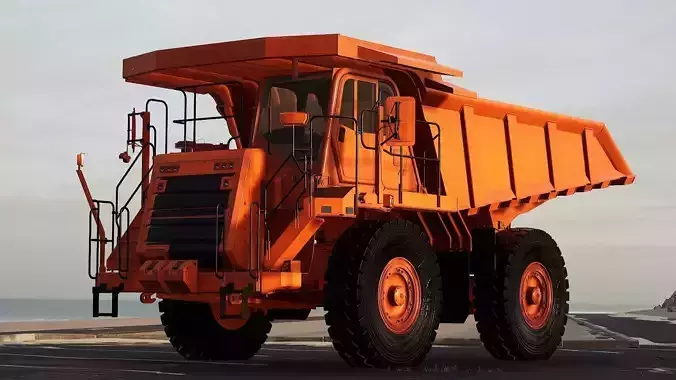 Truck Levo 779 ZBL - Unreal Engine Project Low-poly 3D model