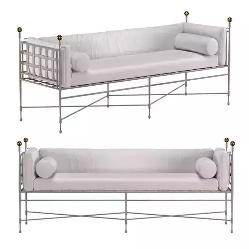  AMALFI TUXEDO SOFA 3 SEAT 3D model