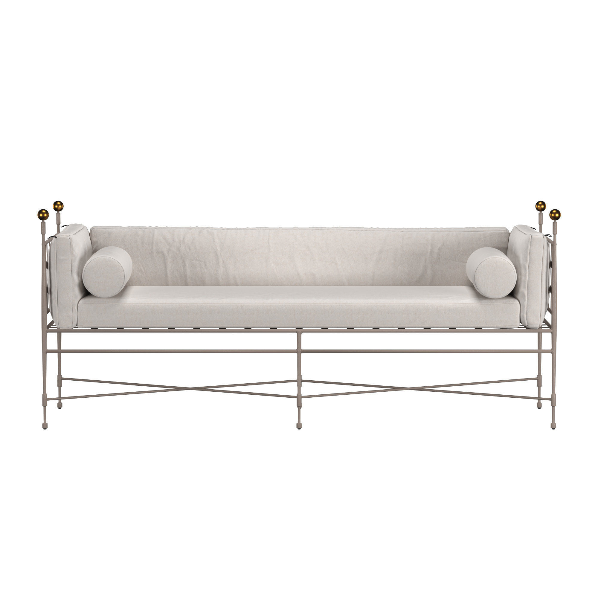  AMALFI TUXEDO SOFA 3 SEAT 3D model_2