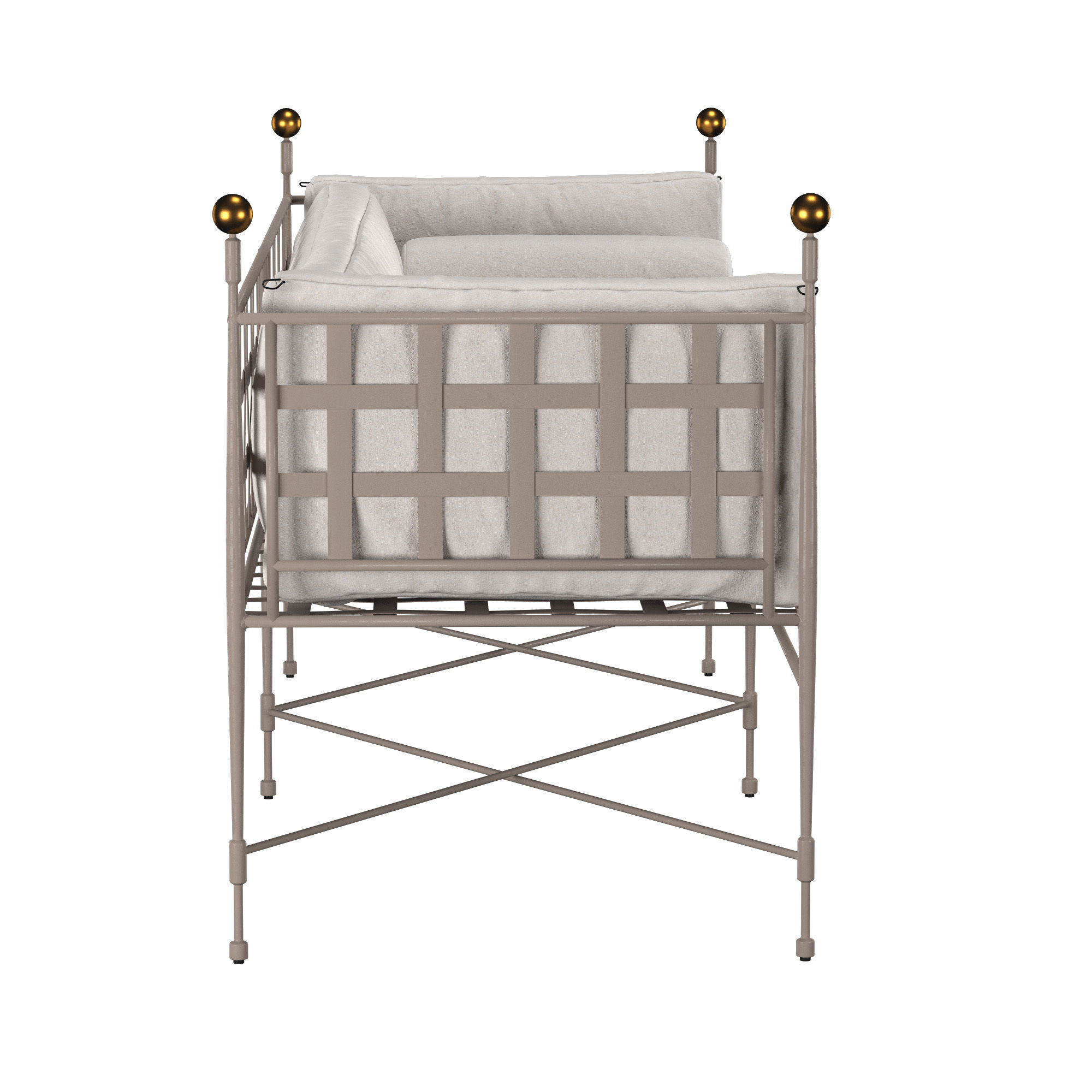  AMALFI TUXEDO SOFA 3 SEAT 3D model_4