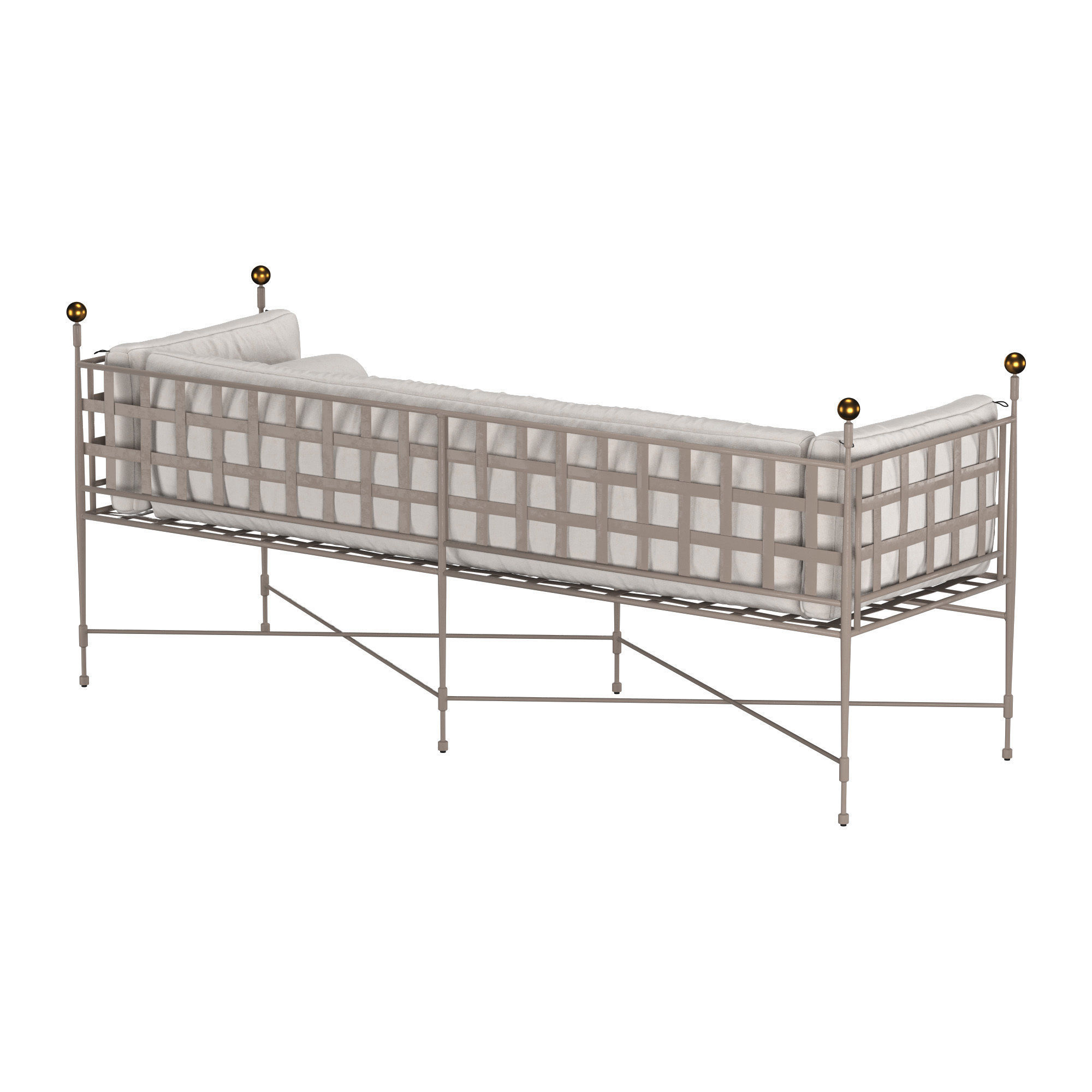  AMALFI TUXEDO SOFA 3 SEAT 3D model_5