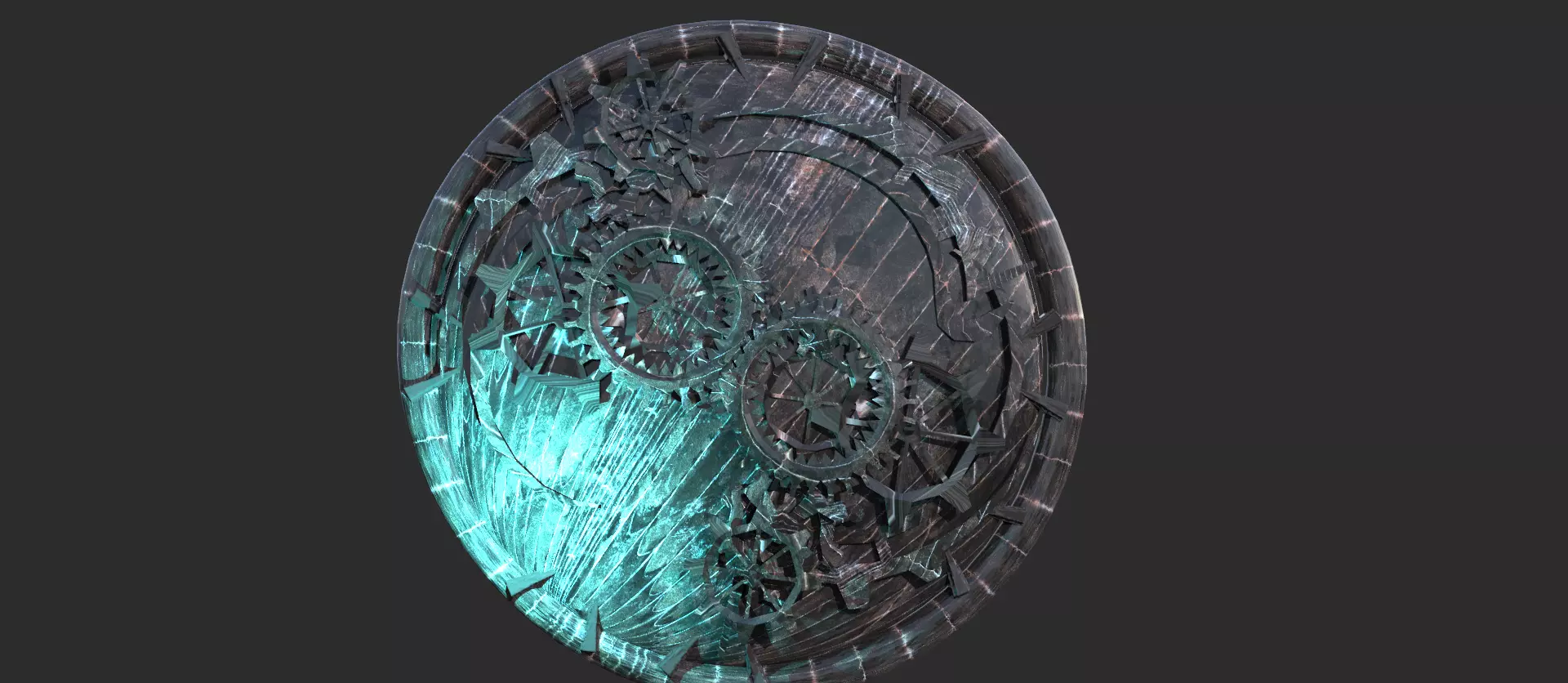 Steampunk Crest  3D model_0