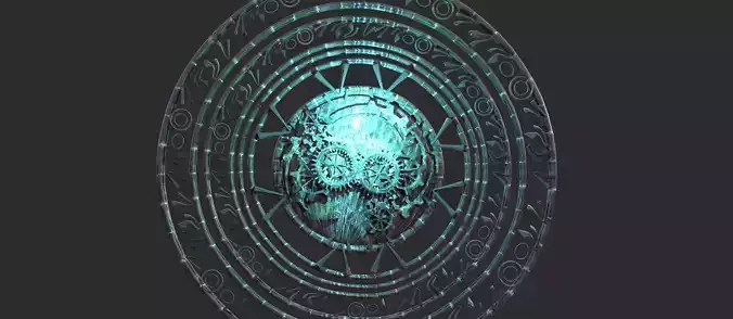 Dragon Steampunk crest 1 