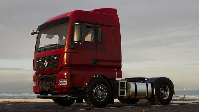 Truck Levo 9920 - Unreal Engine Project Low-poly 3D model