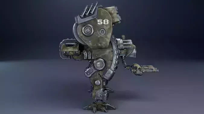 Etasphera58 Low-poly 3D model