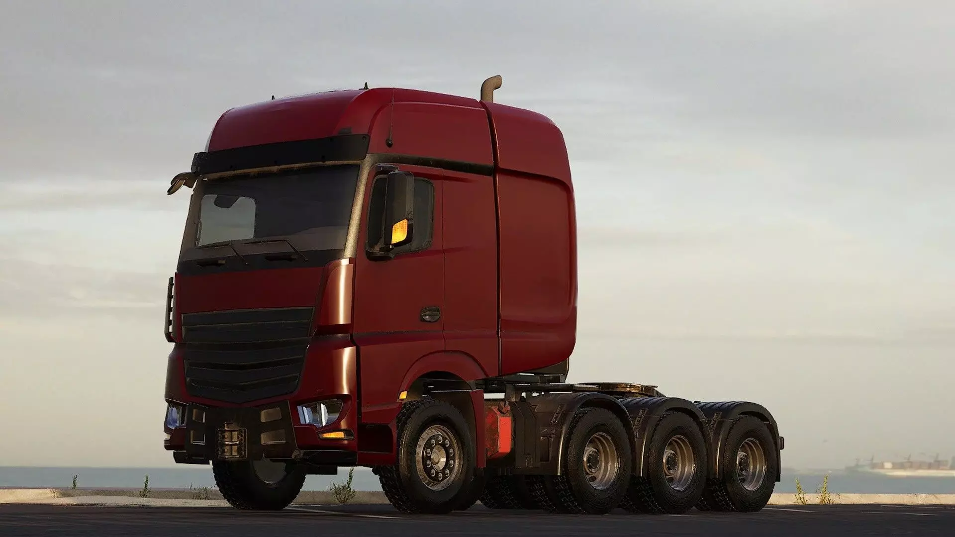 Truck Levo 8040 - Unreal Engine Project Low-poly 3D model