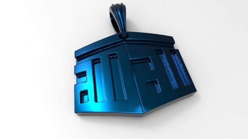 Kaaba 3D Design Muslim Necklace Pendant Charm Jewelry 3D print model_2
