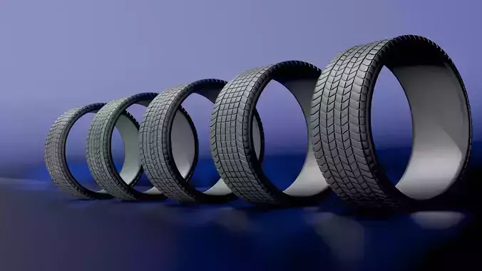 5 Tires Kit