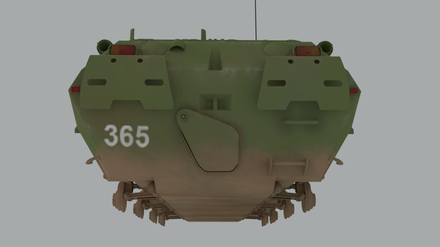 BTR-80  APC  Ukrainian and Russian Vehicle 3D model_29