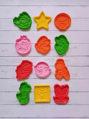 MARIO BROS CORTANTE DE GALLETAS