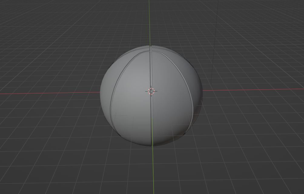 basketbal Low-poly 3D model_6