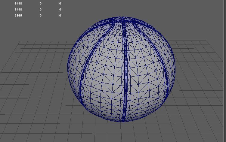 basketbal Low-poly 3D model_8
