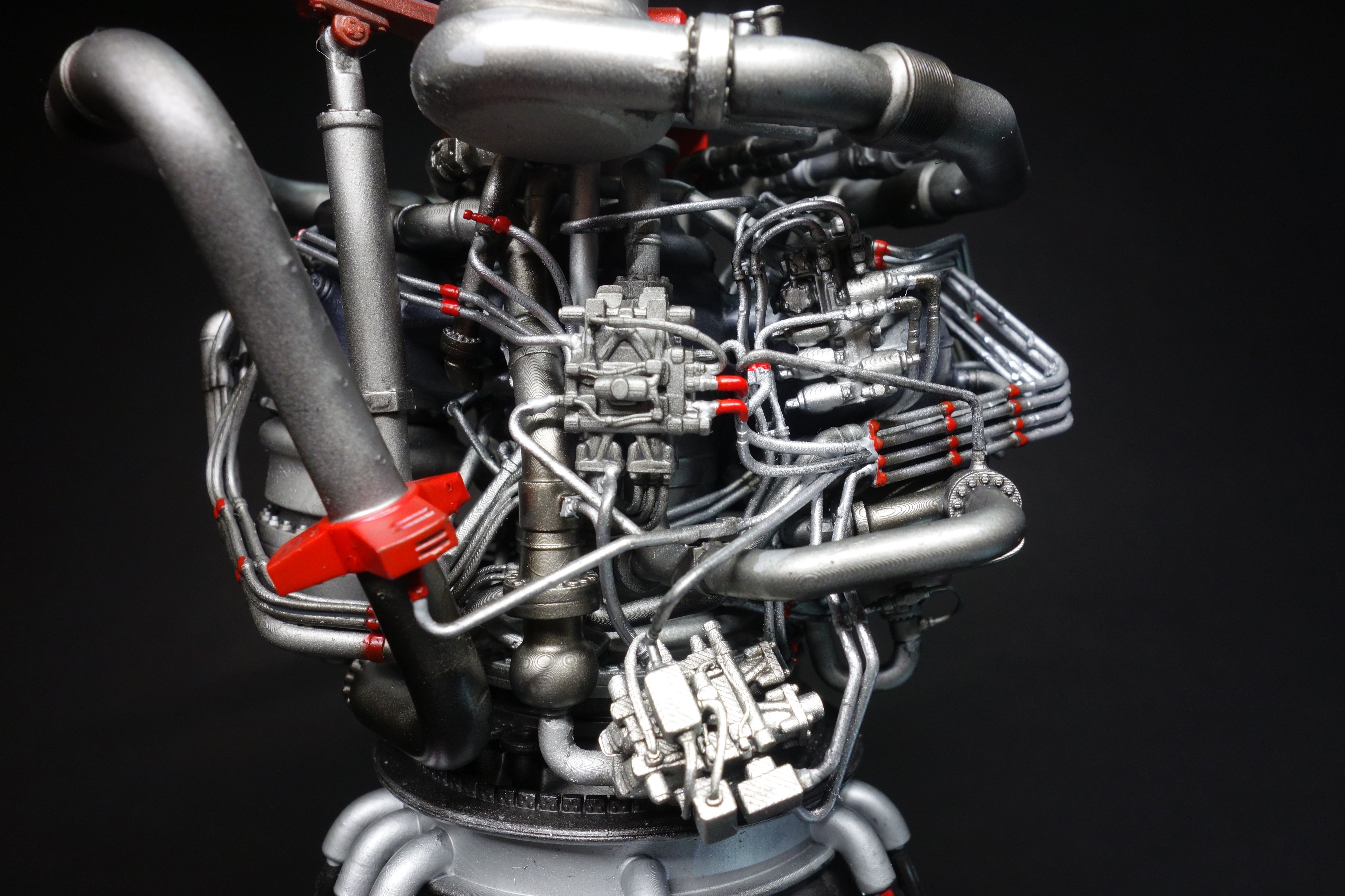 RS-25 Space Shuttle Rocket Engine 3Dprint model 3D print model_3