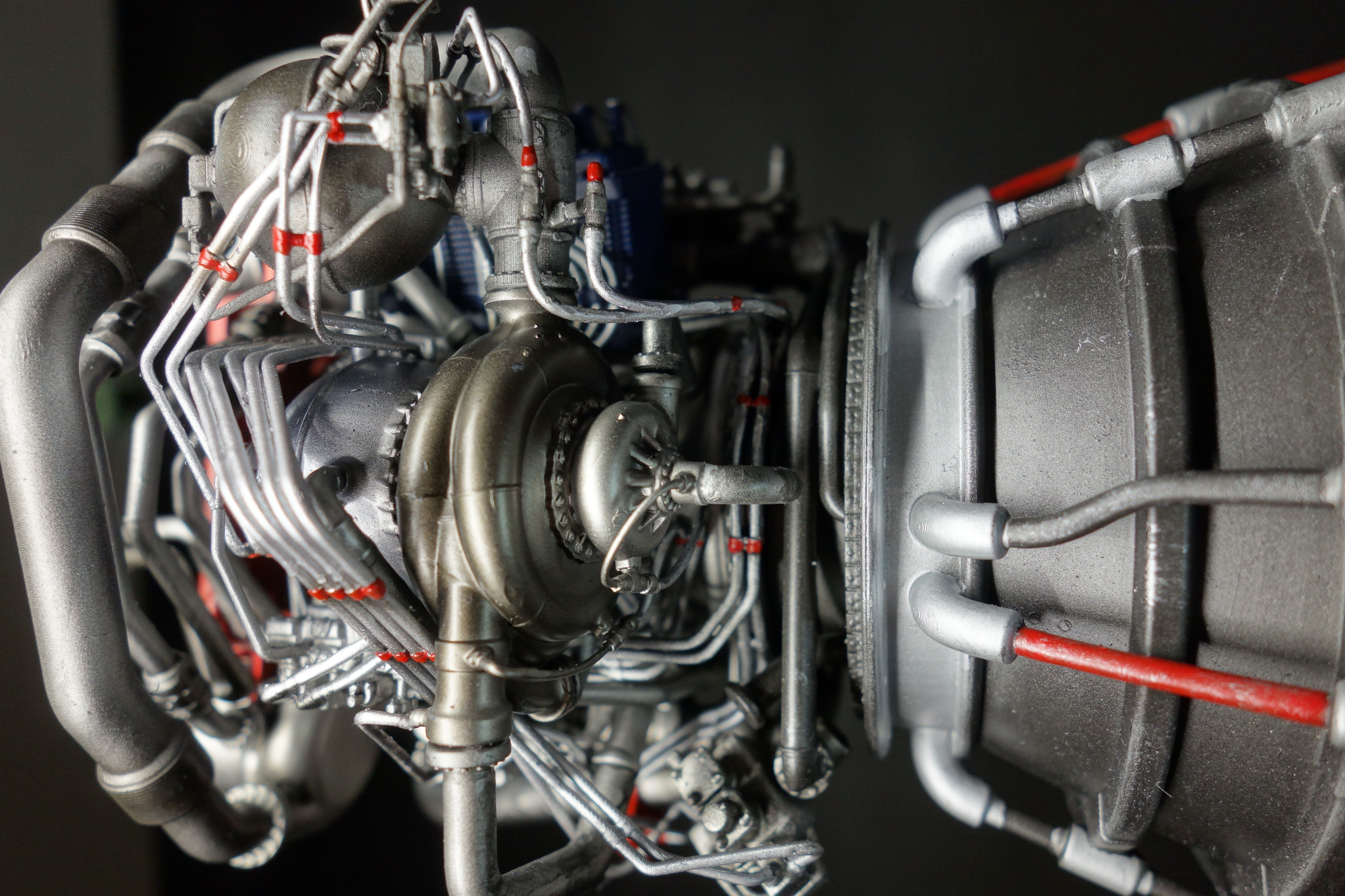RS-25 Space Shuttle Rocket Engine 3Dprint model 3D print model_1