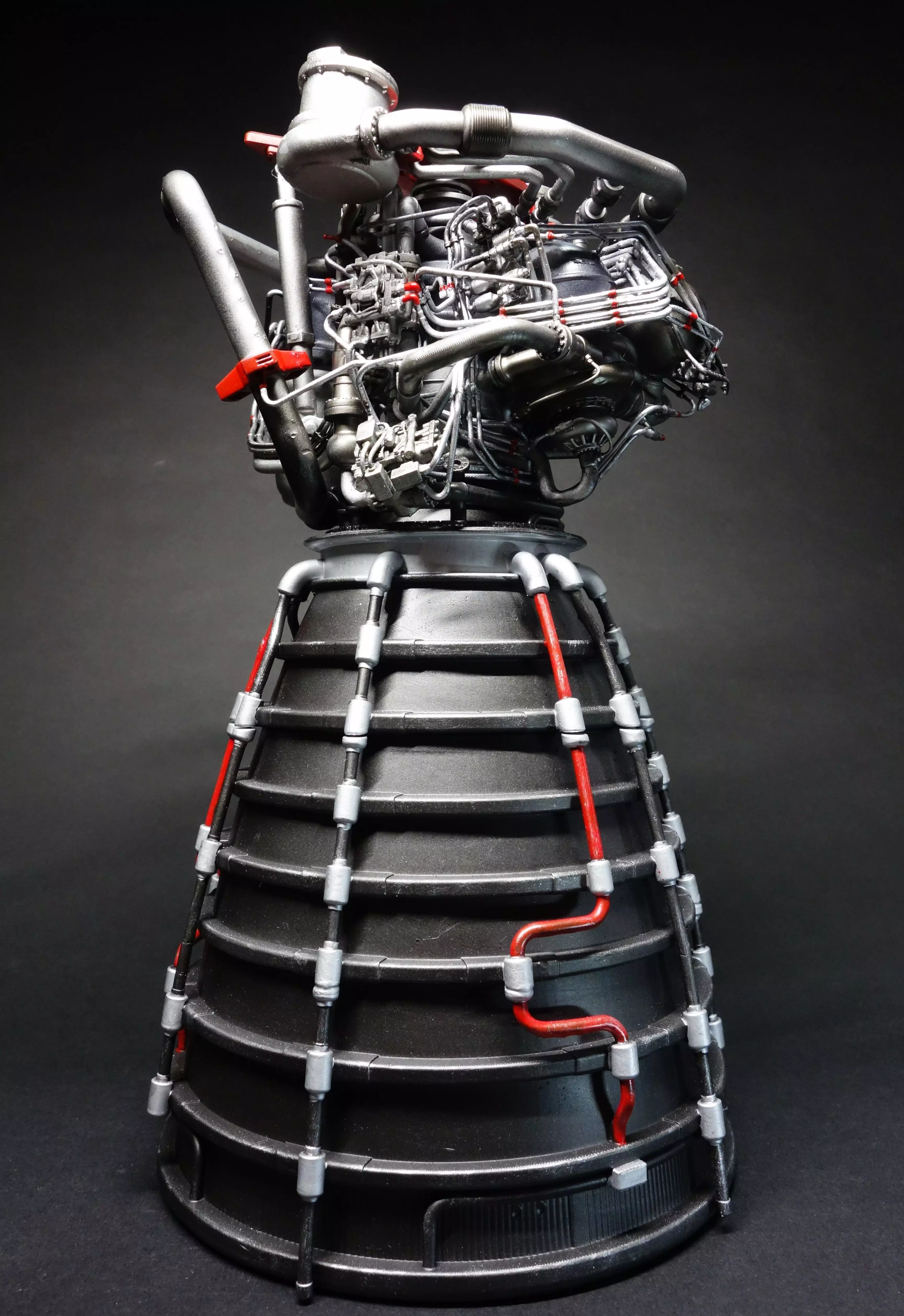 RS-25 Space Shuttle Rocket Engine 3Dprint model 3D print model_0