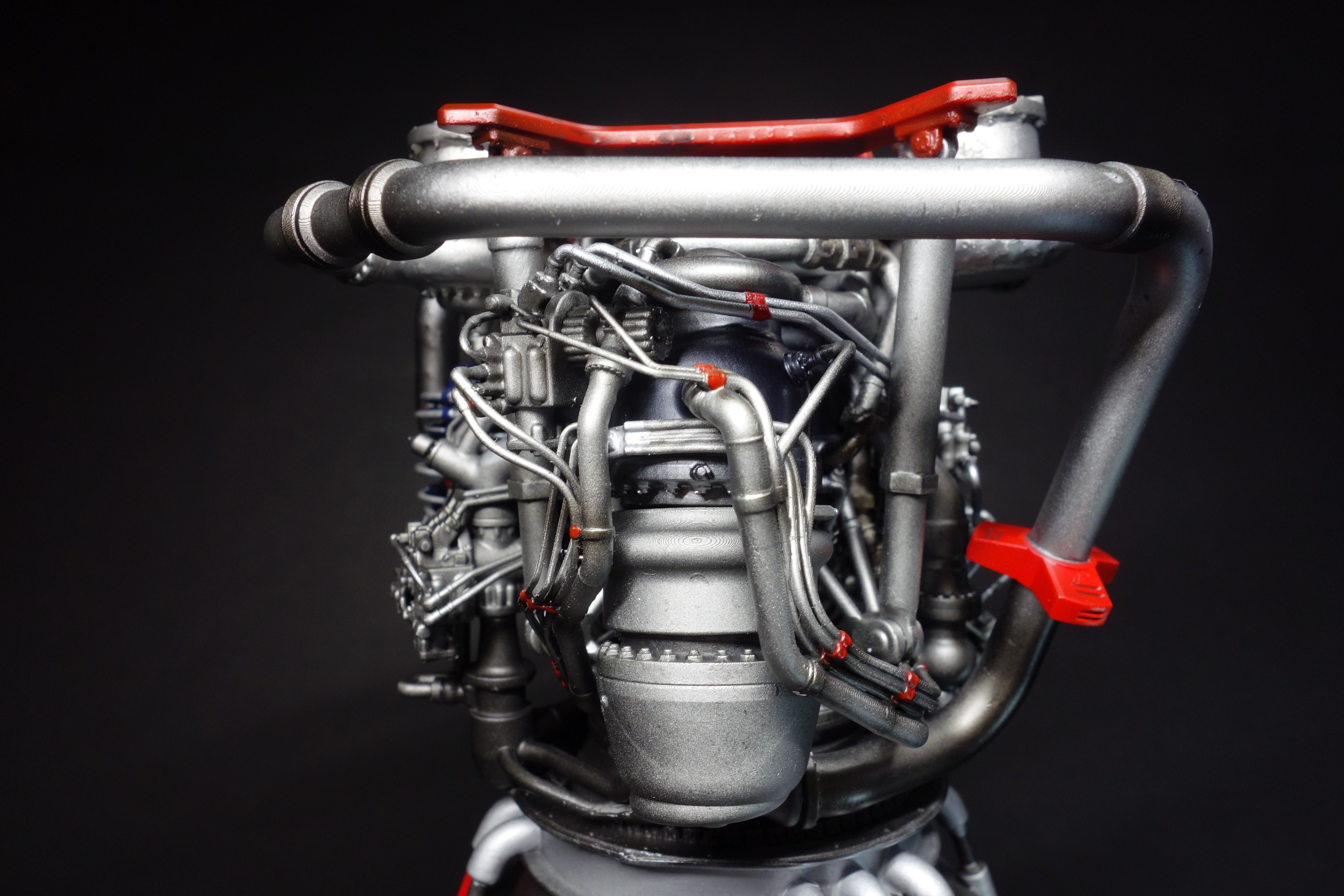 RS-25 Space Shuttle Rocket Engine 3Dprint model 3D print model_5