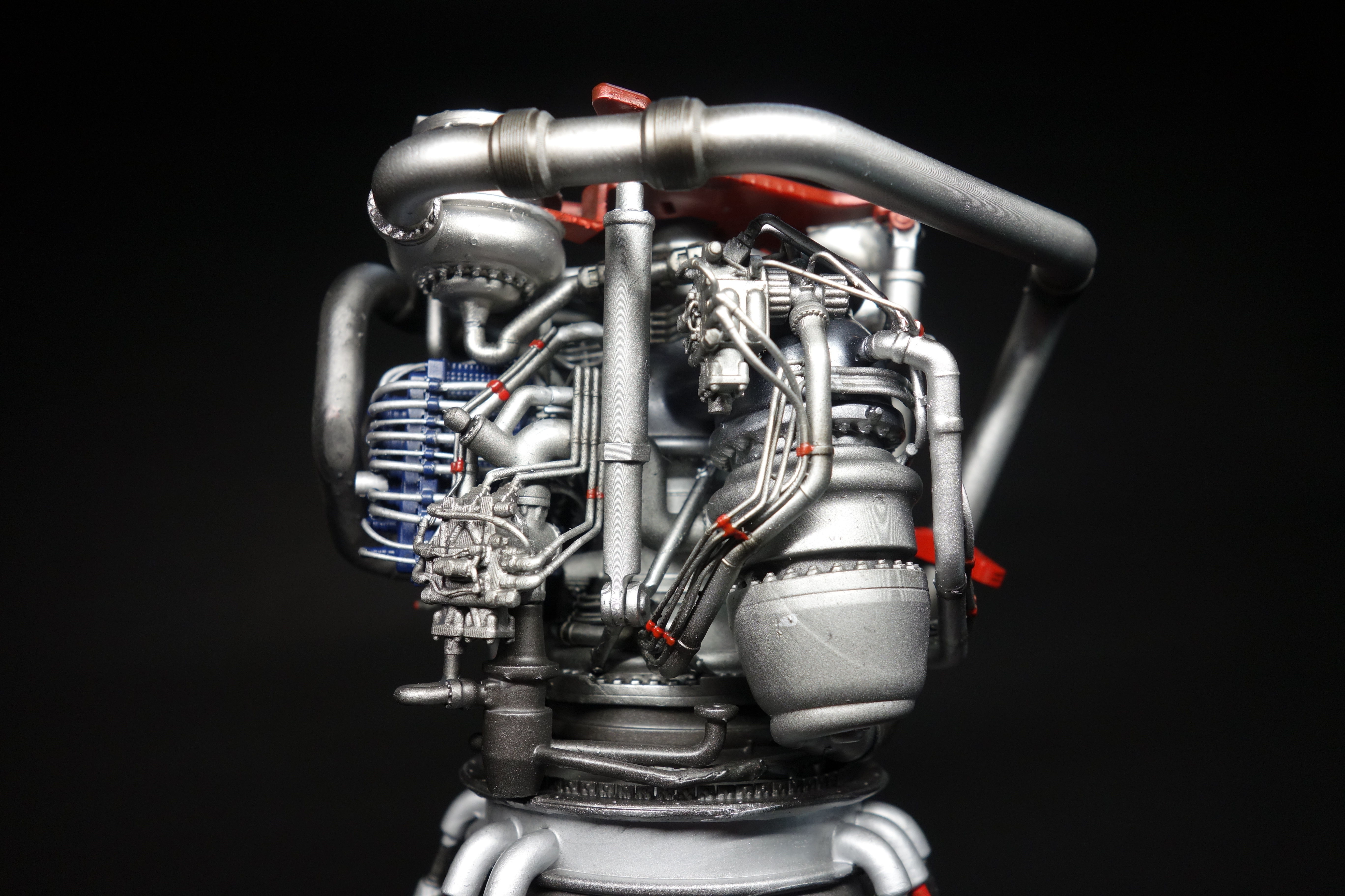 RS-25 Space Shuttle Rocket Engine 3Dprint model 3D print model_4