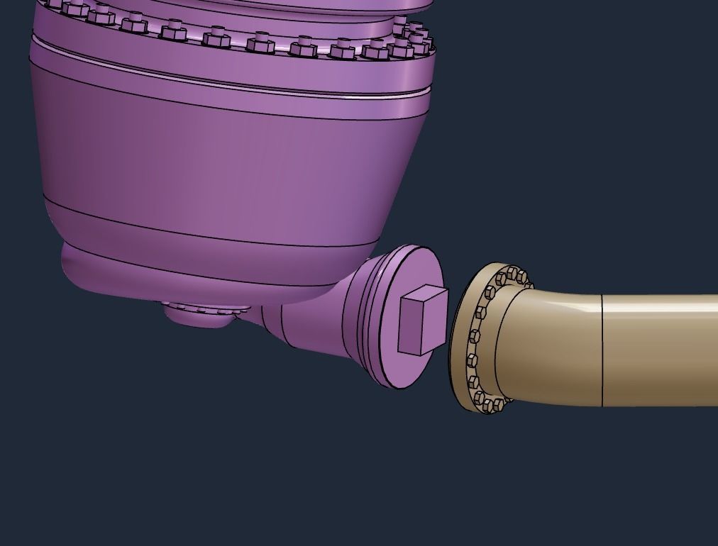 RS-25 Space Shuttle Rocket Engine 3Dprint model 3D print model_18