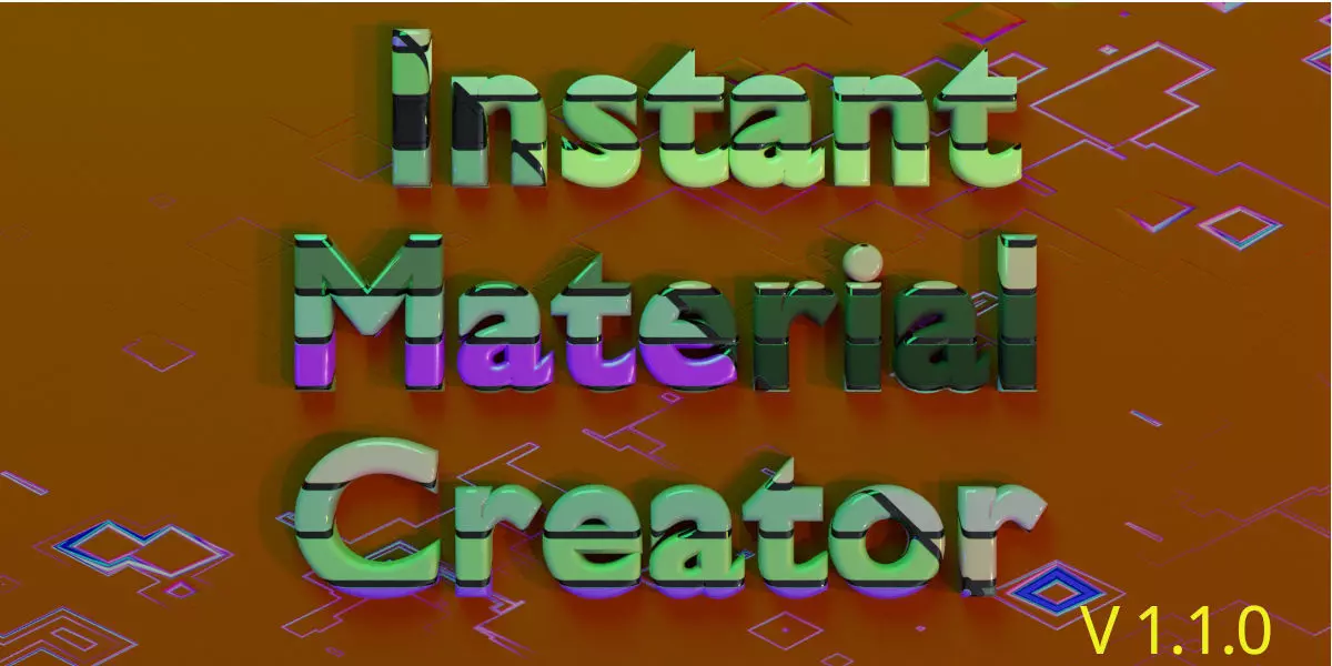 Instant Material Creator 3D model