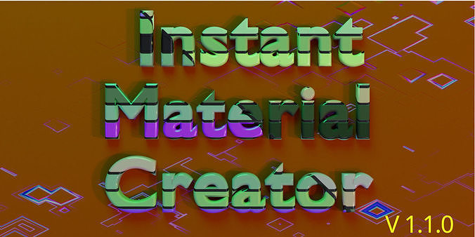 Instant Material Creator 3D model